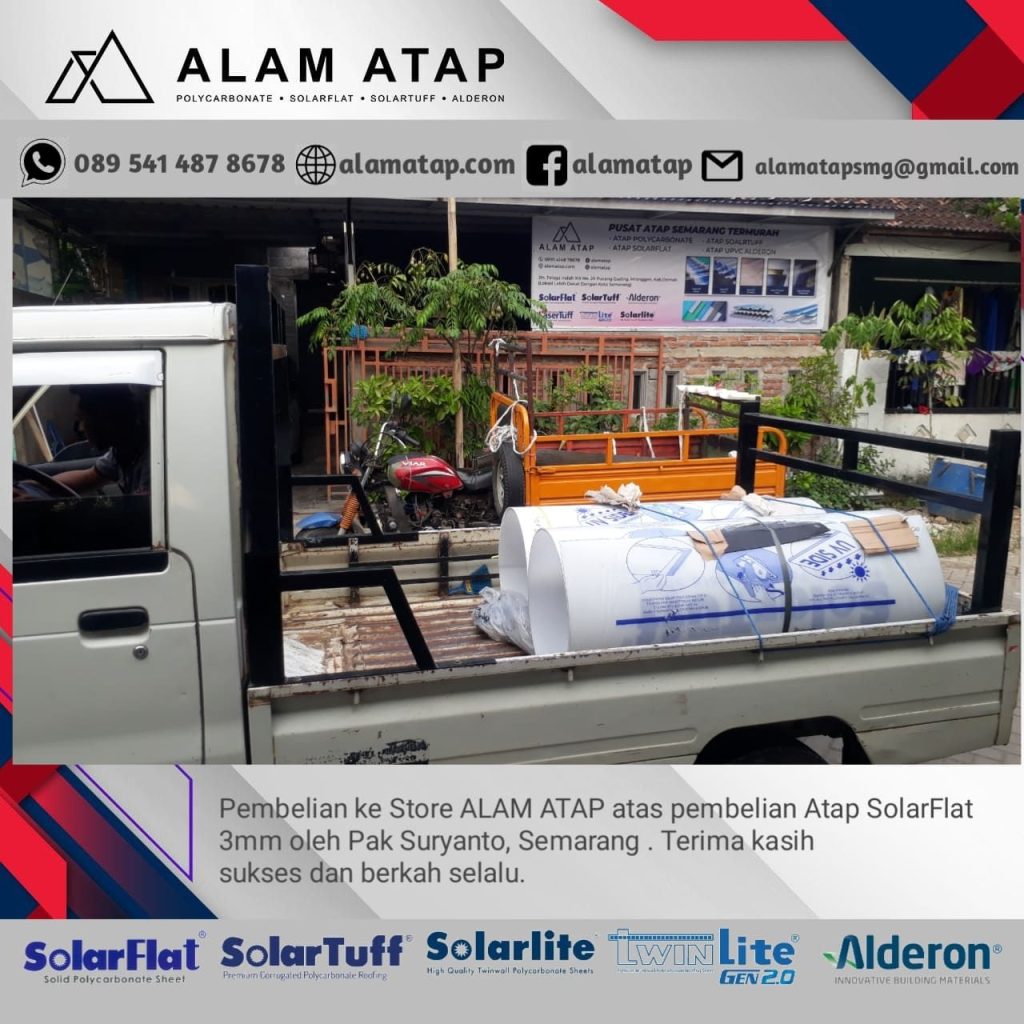 HARGA SOLARFLAT 3MM SEMARANG