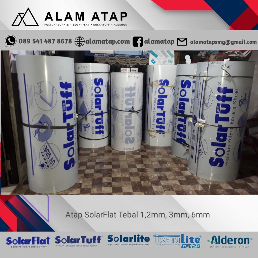 Solarflat Semarang 1,2mm 3mm 6mm Termurah